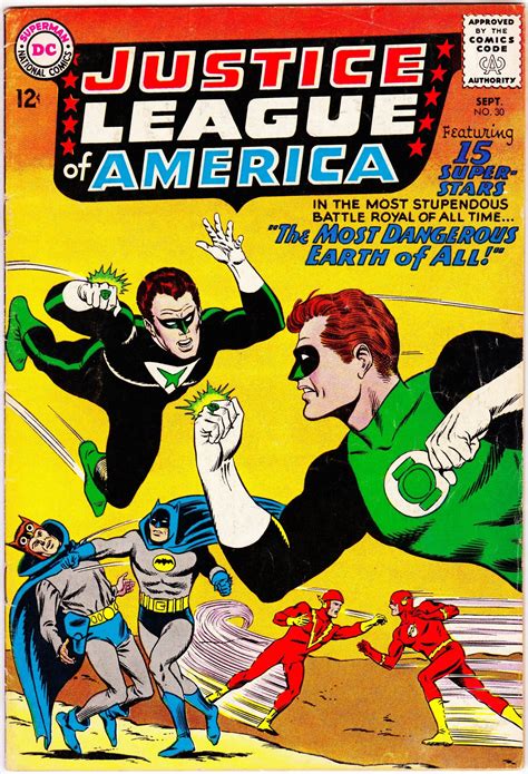 Justice League Of America 30 1st Series 1960 September 1964 Etsy In