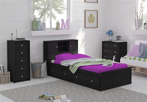 Four drawer dresser with changing top included (pad sold separately). Essential Home 4 Drawer Dresser Ebony: Smart Bedroom ...