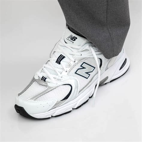 Reminiscent Of The Late Nineties New Balance In Classic White Blue