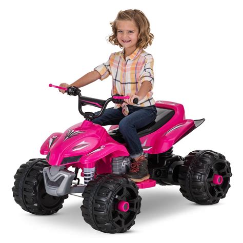 Sport Atv 12 Volt Ride On Toy By Kid Trax Ages 3 Pink