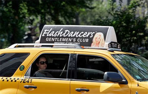 Those Ads Atop Cabs Or When Sexy And Taxi Dont Mix The New York Times