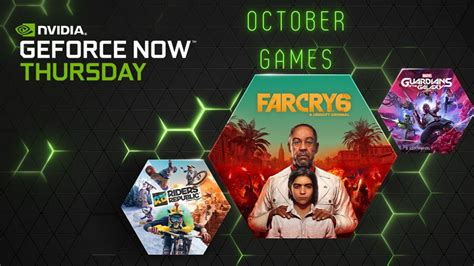 Geforce Now October 2021 Games Youtube