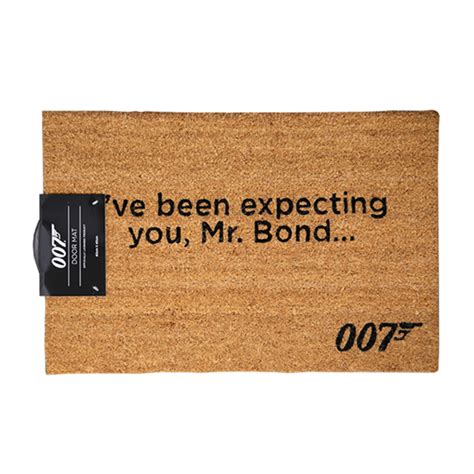 James Bond Ive Been Expecting You Mr Bond Coir Door Mat Door Mat James Bond Bond