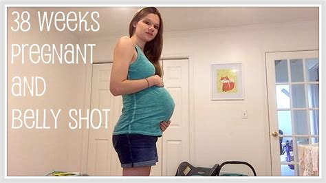 vlog 38 weeks pregnant belly shot youtube
