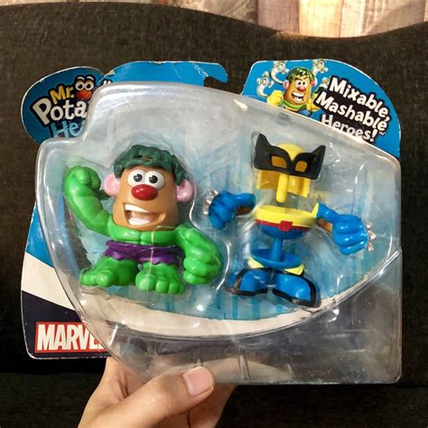 Mr Potato Head Marvel Mixable Mashable Heroes As Hulk And Wolverine