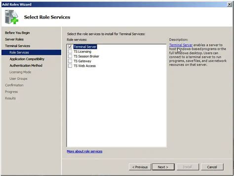 Windows Server 2008 Terminal Services Techotopia