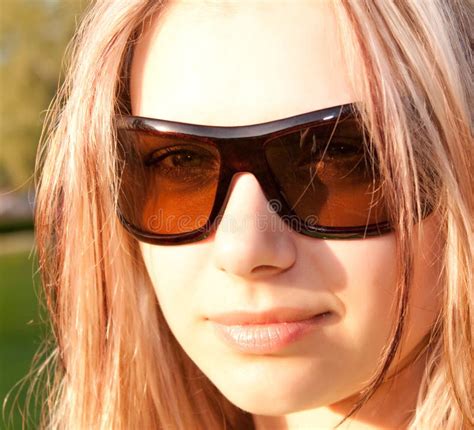 Beautiful Woman In Sunglasses Stock Photo Image 10142760