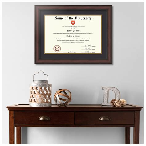 12x18 Diploma Frame Bachelor Degree Frame College Frame 12 By 18