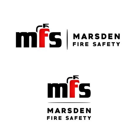 Sweep the nozzle from side to side while pointed at the base of the fire until it is extinguished. Create a contemporary logo for an established fire safety company. | Logo design contest