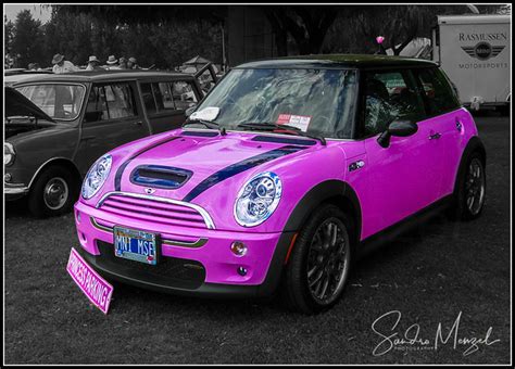 Hot Pink Mini Cooper S I Had Fun With This Image The Pink Flickr