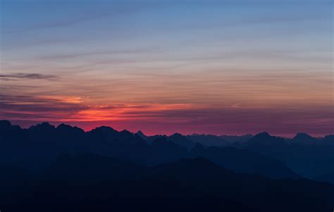 1600x900 Resolution Golden Hour Mountains Sunset Sky Hd Wallpaper