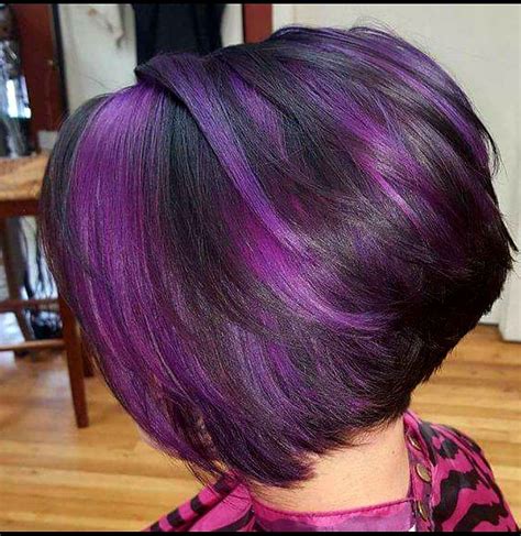 30 Black Hair With Purple Streaks Fashionblog