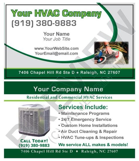 15% off with code zazpartyplan. 8 best HVAC Business Cards images on Pinterest | Business ...