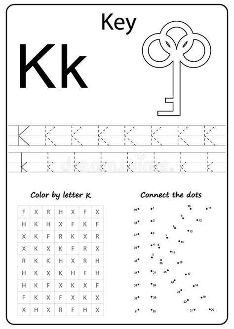 Writing Letter K Worksheet Writing A Z Alphabet Exercises Game For
