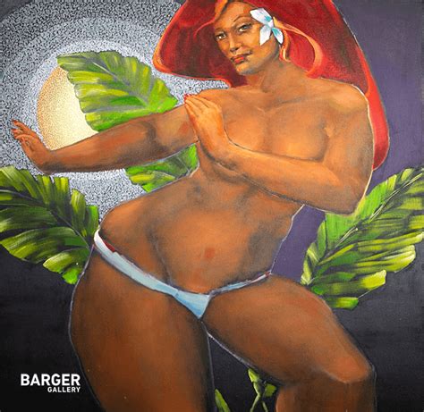 Nude Hula Dancer Painting By Ray Mcwade Barger Gallery