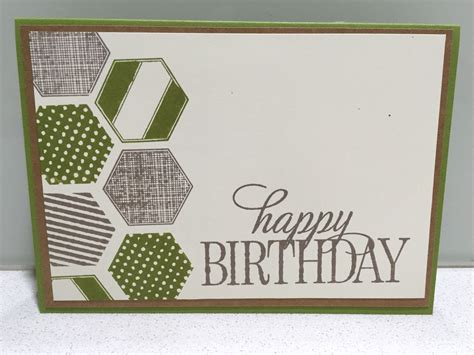 Stampin Up Masculine Birthday Card Using Six Sided Sampler And