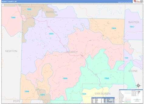 Maps Of Searcy County Arkansas