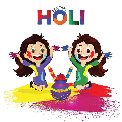 Holi Indian Festival Celebration Download Free Vectors Clipart