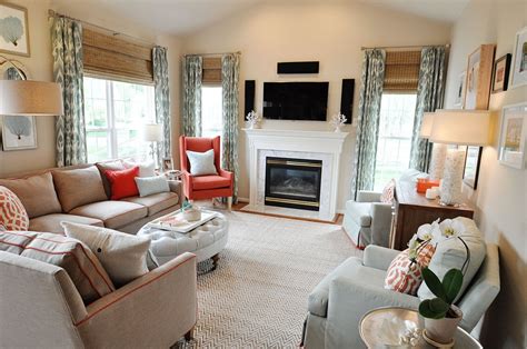 Neutral Kid Friendly Family Room and Bright Kithcen | Family friendly living room, Kid friendly ...