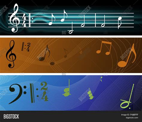 Musical Banners Image And Photo Free Trial Bigstock