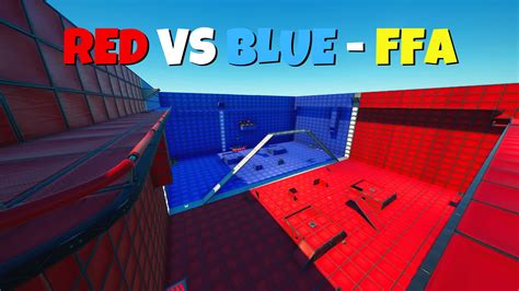 🥵red Vs Blue🥶free For All 6001 6565 5995 By Wolfi Fortnite Creative