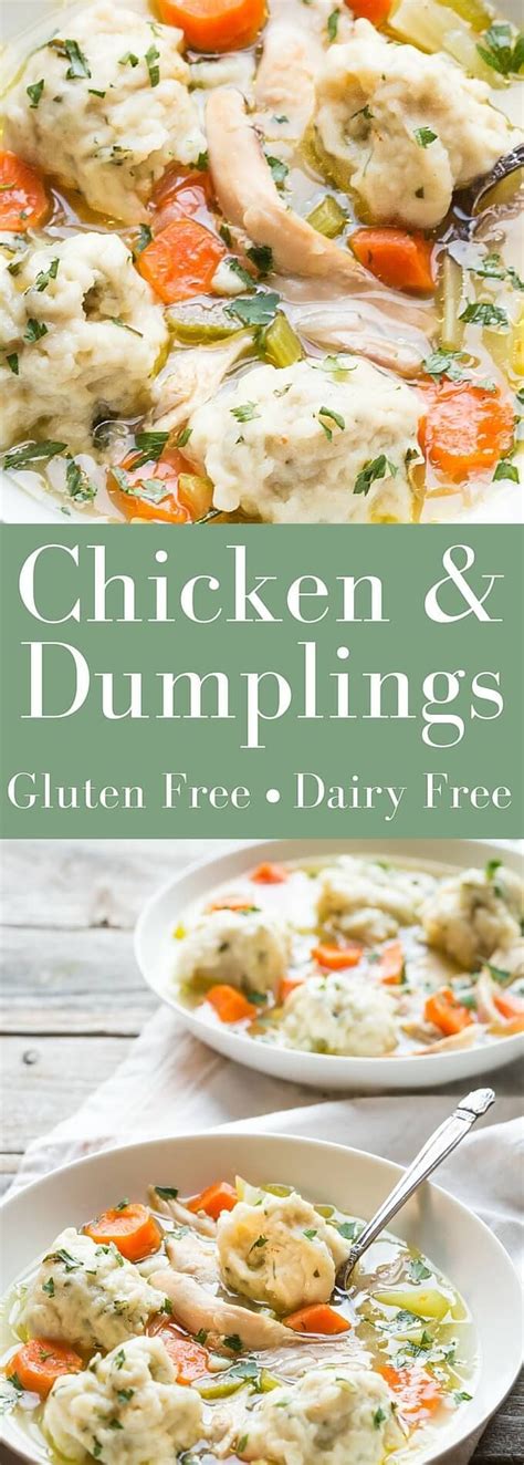 I will say, though, that the one nice thing about using the rice flour is that the soup thickened up nicely. Gluten Free Chicken and Dumplings, its wonderful comfort ...