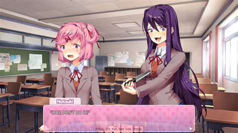 Natsuki If She Was There When Yuri Pulled Out Her Knife Ddlc
