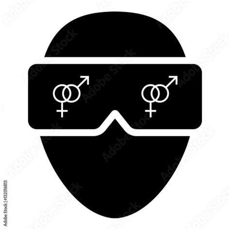 Virtual Sex Icon Glyph Black Filled Style Stock Image And Royalty Free Vector Files On
