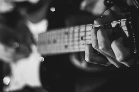 Free Images Hand Man Music Black And White Guitar Darkness