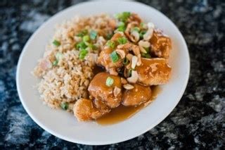 Don't come here if you looking to order much past sweet and sour or cashew chicken. Cashew Chicken - Lucy's Chinese Food