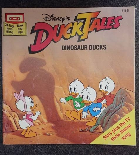 Disneys Ducktales Dinosaur Ducks 1988 Read Along Tape Etsy