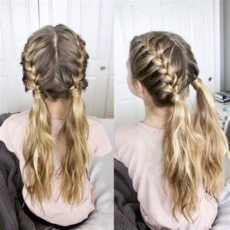 30 Two Braids With Ponytail Fashionblog