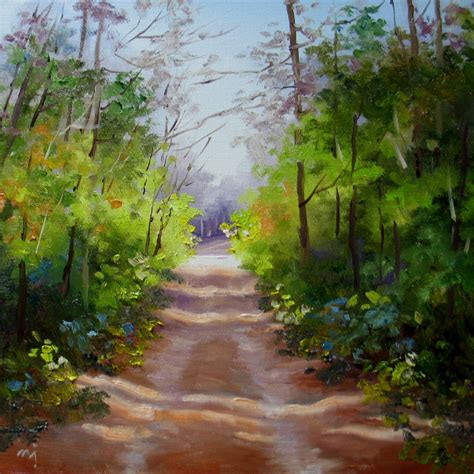 Path Through The Woods Sold Paths Painting Pictures