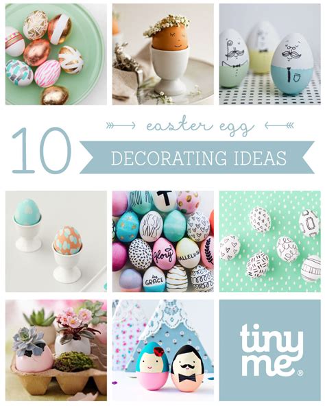 10 Easter Egg Decorating Ideas Tinyme Blog