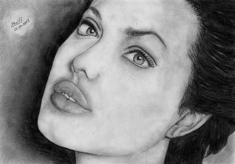 Angelina Jolie A Lapiz Por Danny Dibujando