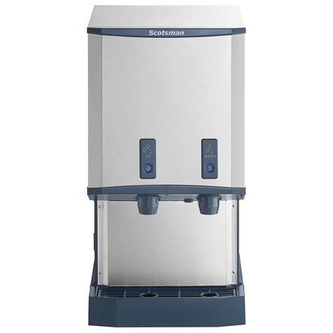 scotsman hid540ab 1 meridian countertop air cooled ice machine and water dispenser with push