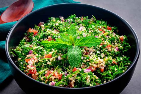 Fresh And Light Authentic Lebanese Tabbouleh Recipe Review By The