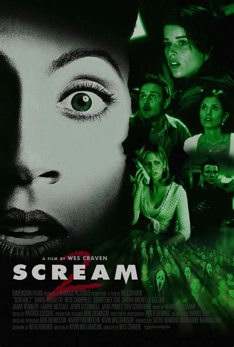 Scream 2 1997 Alternative Poster Joneto Posterspy