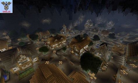Minecraft background underground 3 by michael3216 on deviantart. Underground Cave Town Minecraft Project