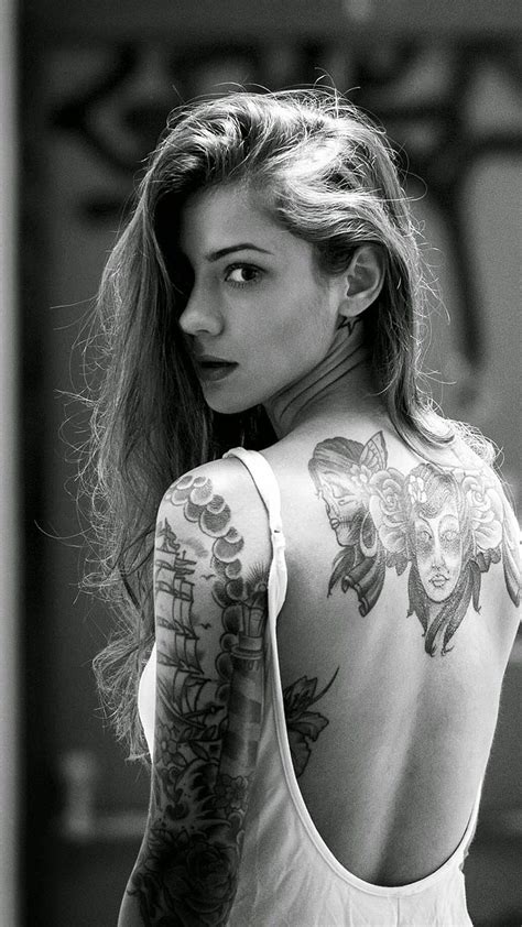 Beautiful Girl Tattooed Back Hd Phone Wallpaper Pxfuel