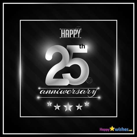 Happy 25th Anniversary Wishes Quotes And Messages Anniversary Wishes