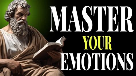 Control Your Emotions With 7 Stoic Lessons Stoic Secrets Youtube