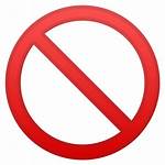 Prohibited Prohibido Emoji Dilarang Icon Interdiction Symbole