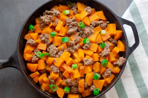 Paleo Ground Beef and Sweet Potato Meal (Healthy, Easy ...