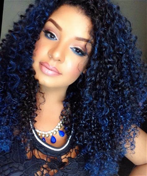 Creates 3 salon tones and highlights in 1 simple step using one hair color application kit: 10 Women Who Rock Blue Hair So Well