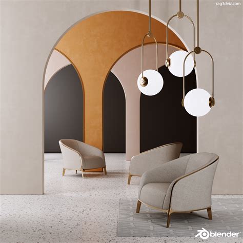 Free Photo Realistic Interior Lighting Scene In Blender 28 Cycles