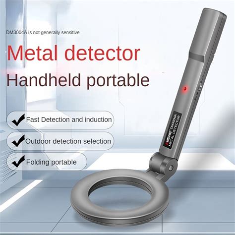 Dm3004a Metal Detector Handheld Alarm High Sensitivity Metal Scanner