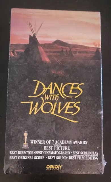 Dances With Wolves Vhs Kevin Costner Mary Mcdonnell Graham Greene
