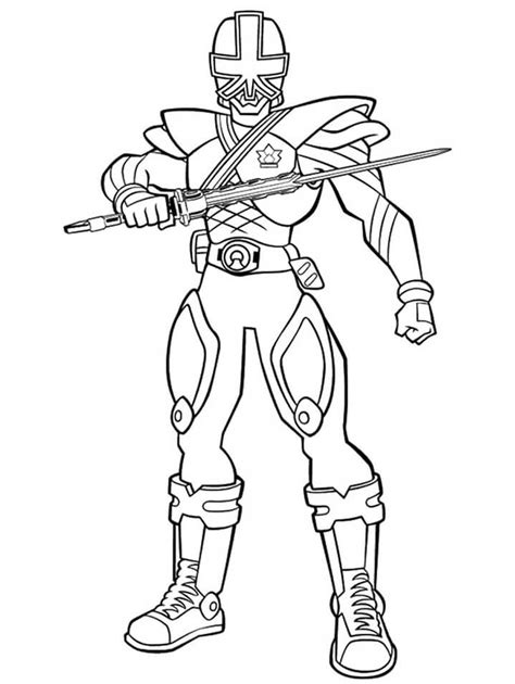 Desenhos De Forte Power Ranger 5 Para Colorir E Imprimir