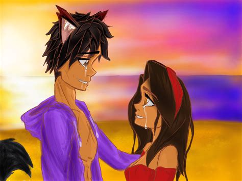 Aphmau And Aaron Meet After 1 Year By Caitlincrafts On Deviantart